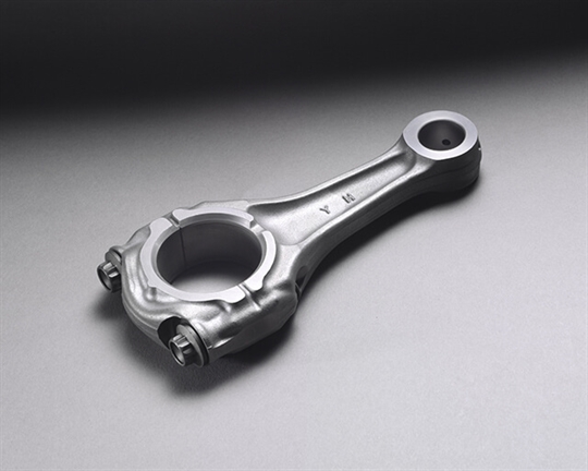 Fracture split carburised conrods